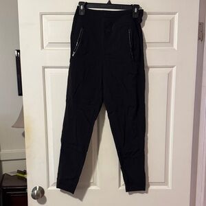 Athleta Black Zip-Pocket Jogger Pants